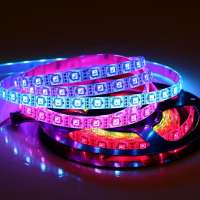 60leds/m 5v ws2812b led tape strip light silicone coating waterproof