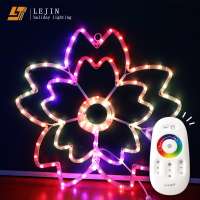 remote control color changing led Cherry blossoms motif light event decoration holiday lighting