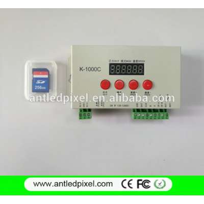 computer control artnet to SPI rgb led controller 6803 ws2812 ws2812b IC chips